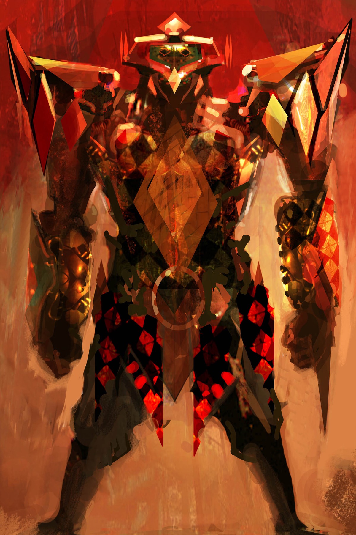 A Diamonds Card Soldier