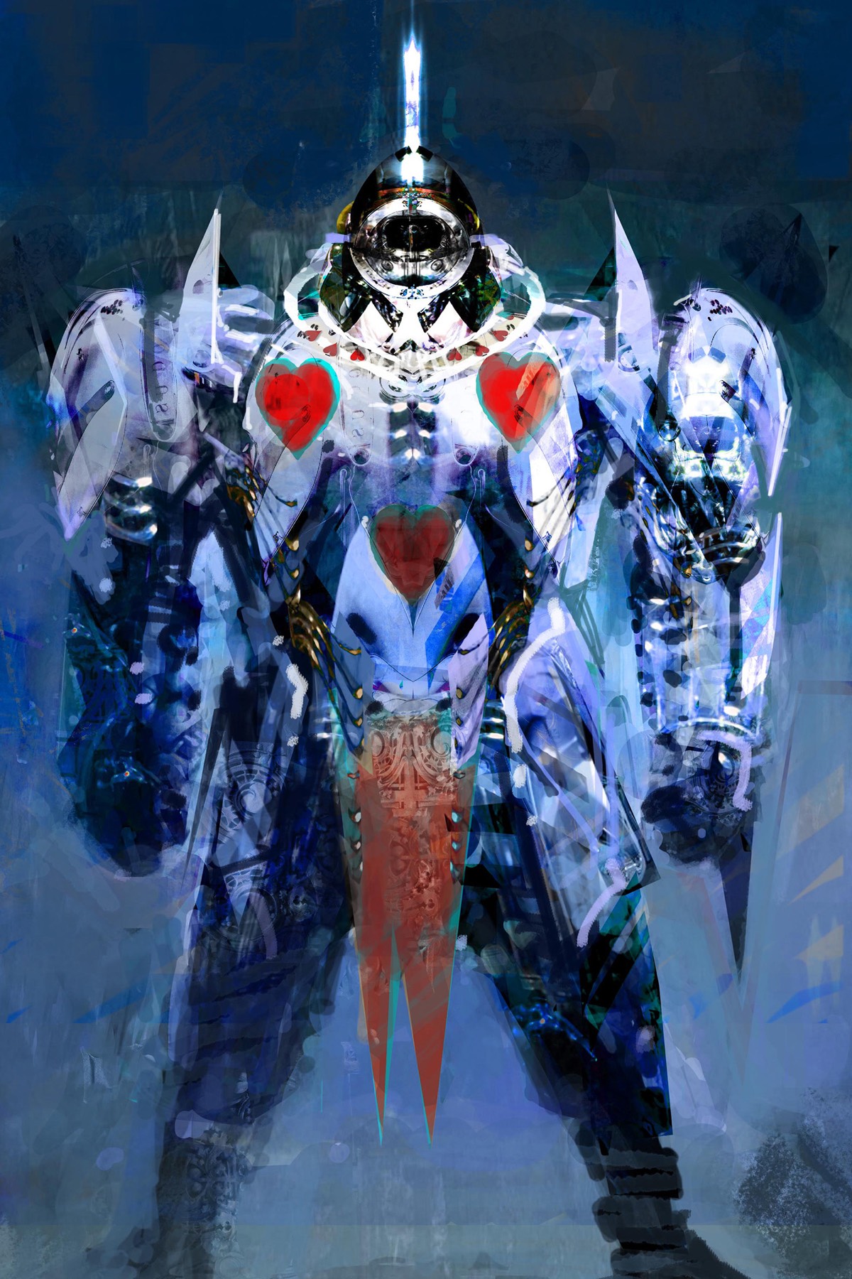 A Hearts Card Soldier