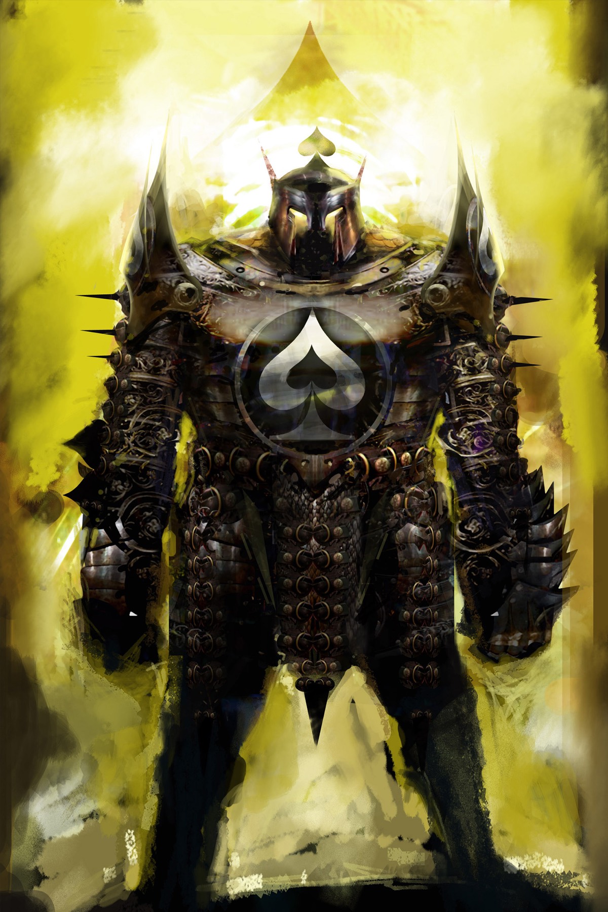 A Spades Card Soldier